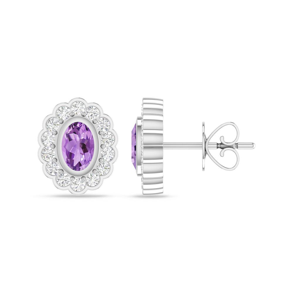 White Gold - Amethyst